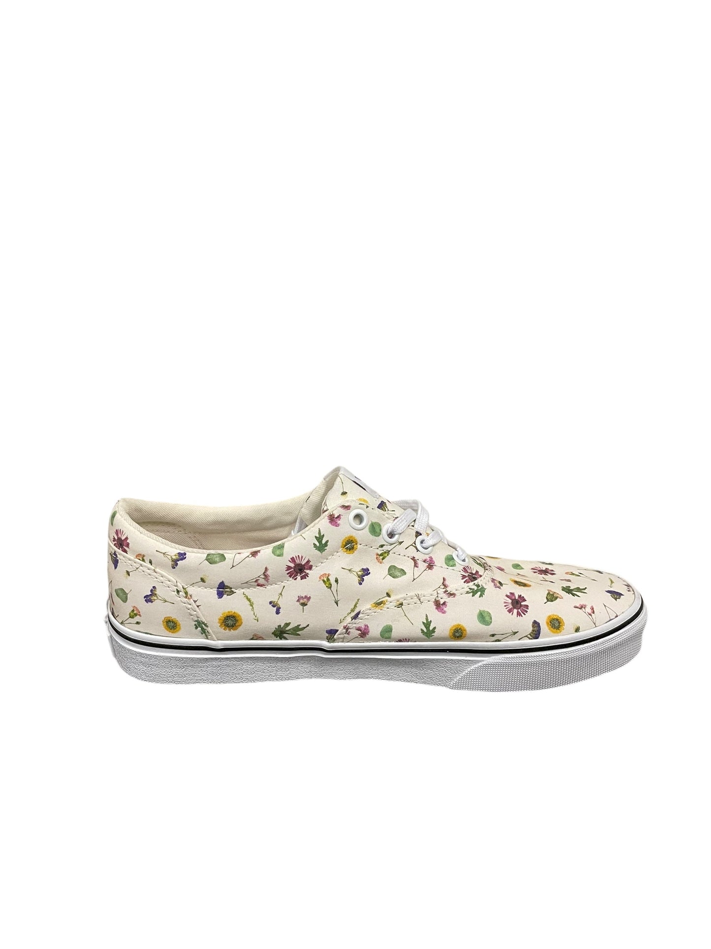 Shoes Sneakers By Vans In Floral Print, Size: 9.5