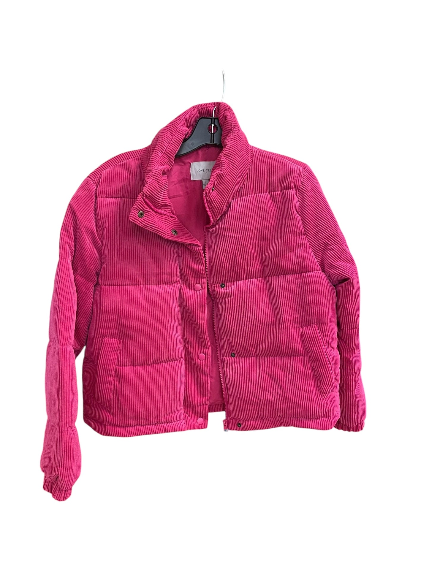 Jacket Puffer & Quilted By Love Tree In Pink, Size: S