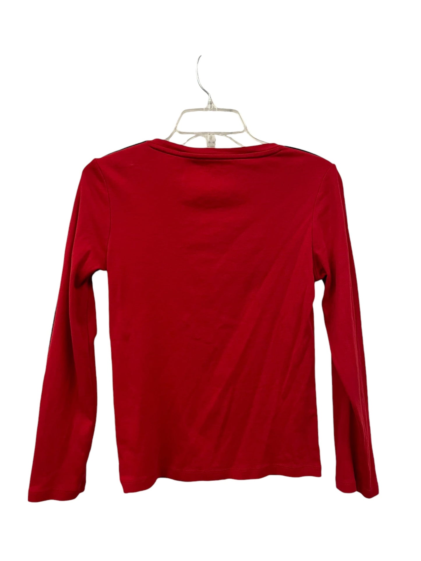 Top Long Sleeve By Tommy Hilfiger In Red, Size: S