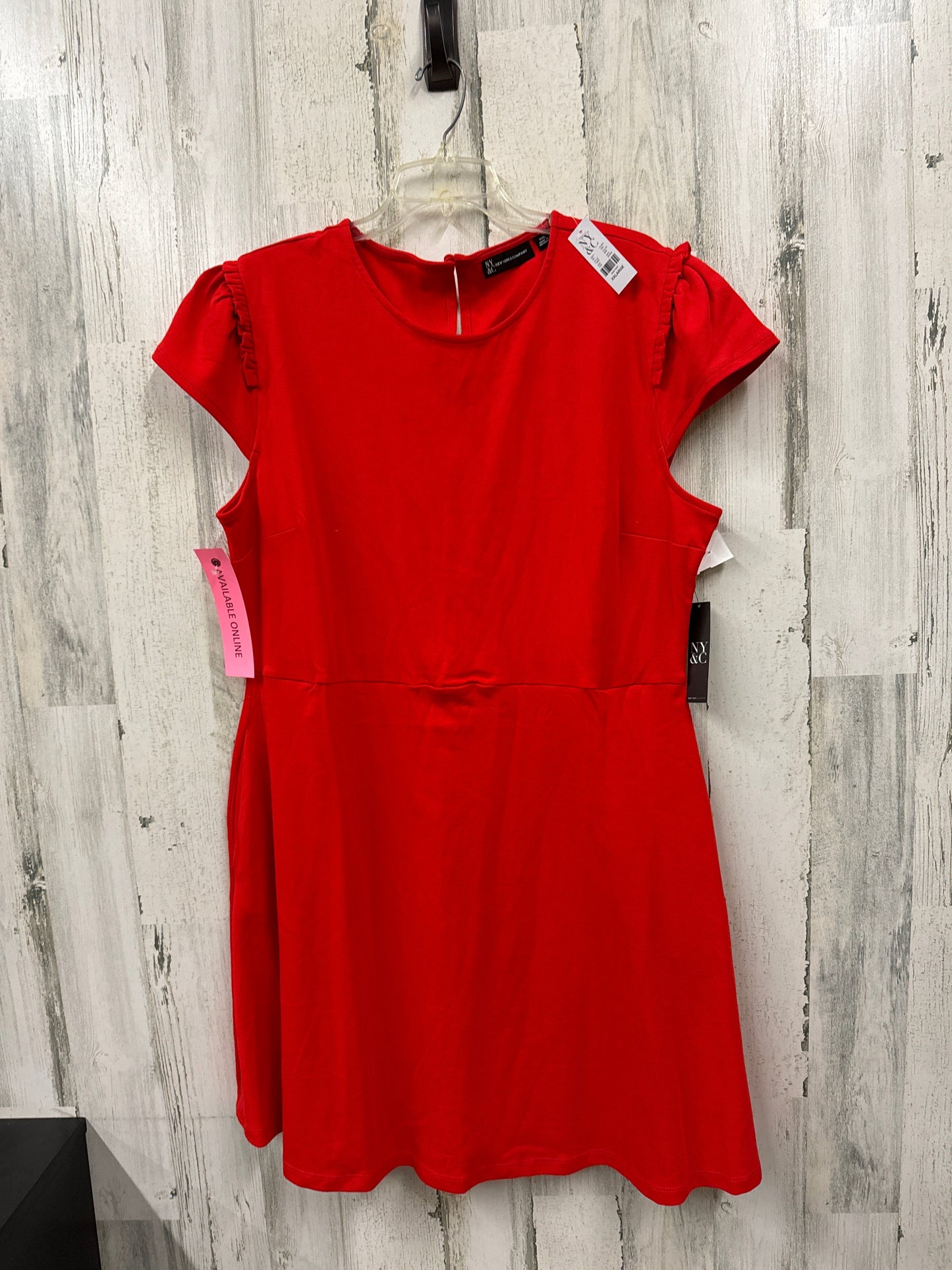Red Dress Work New York And Co, Size 2x
