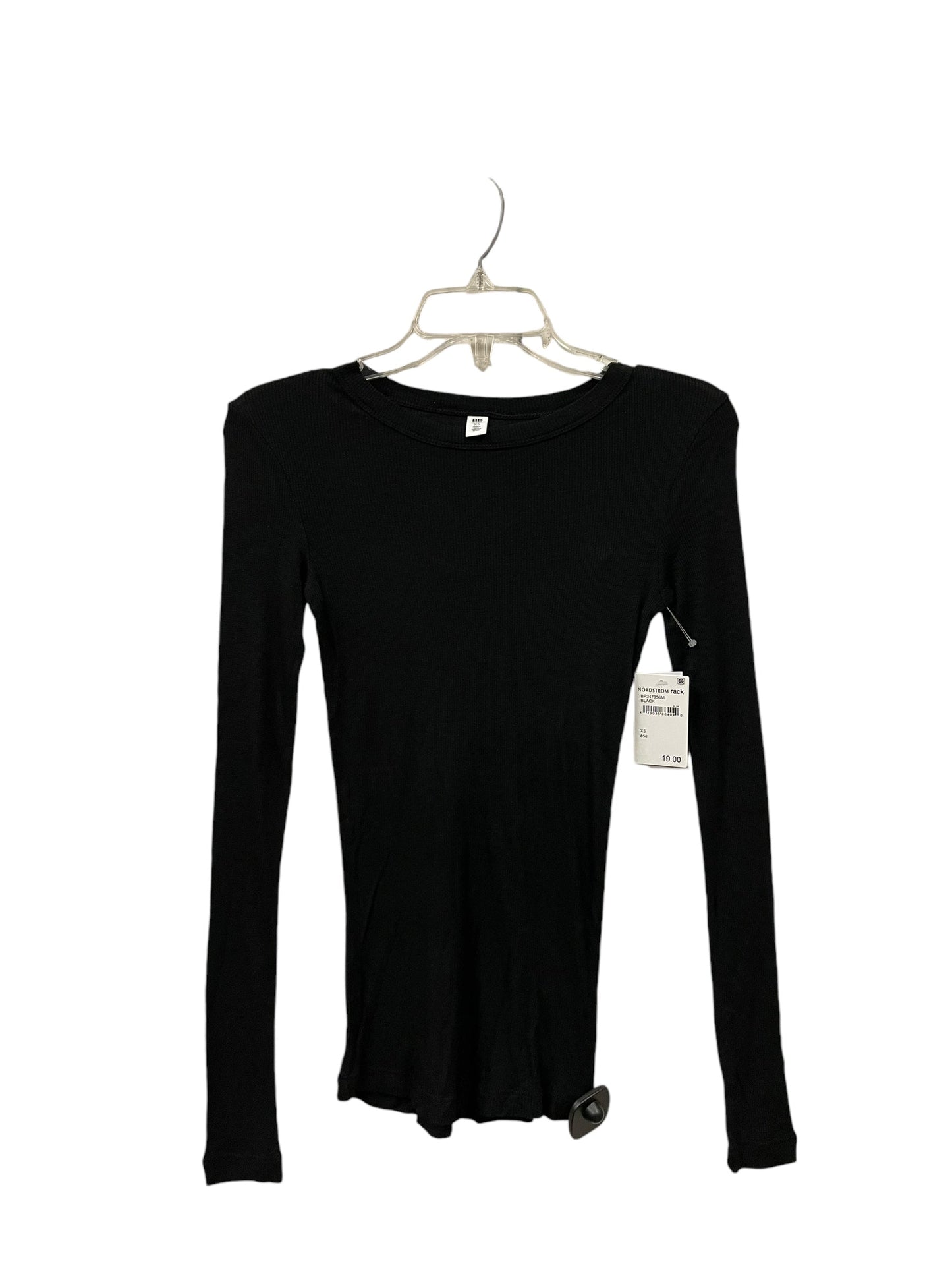 Top Long Sleeve Basic By Bp In Black, Size: Xs