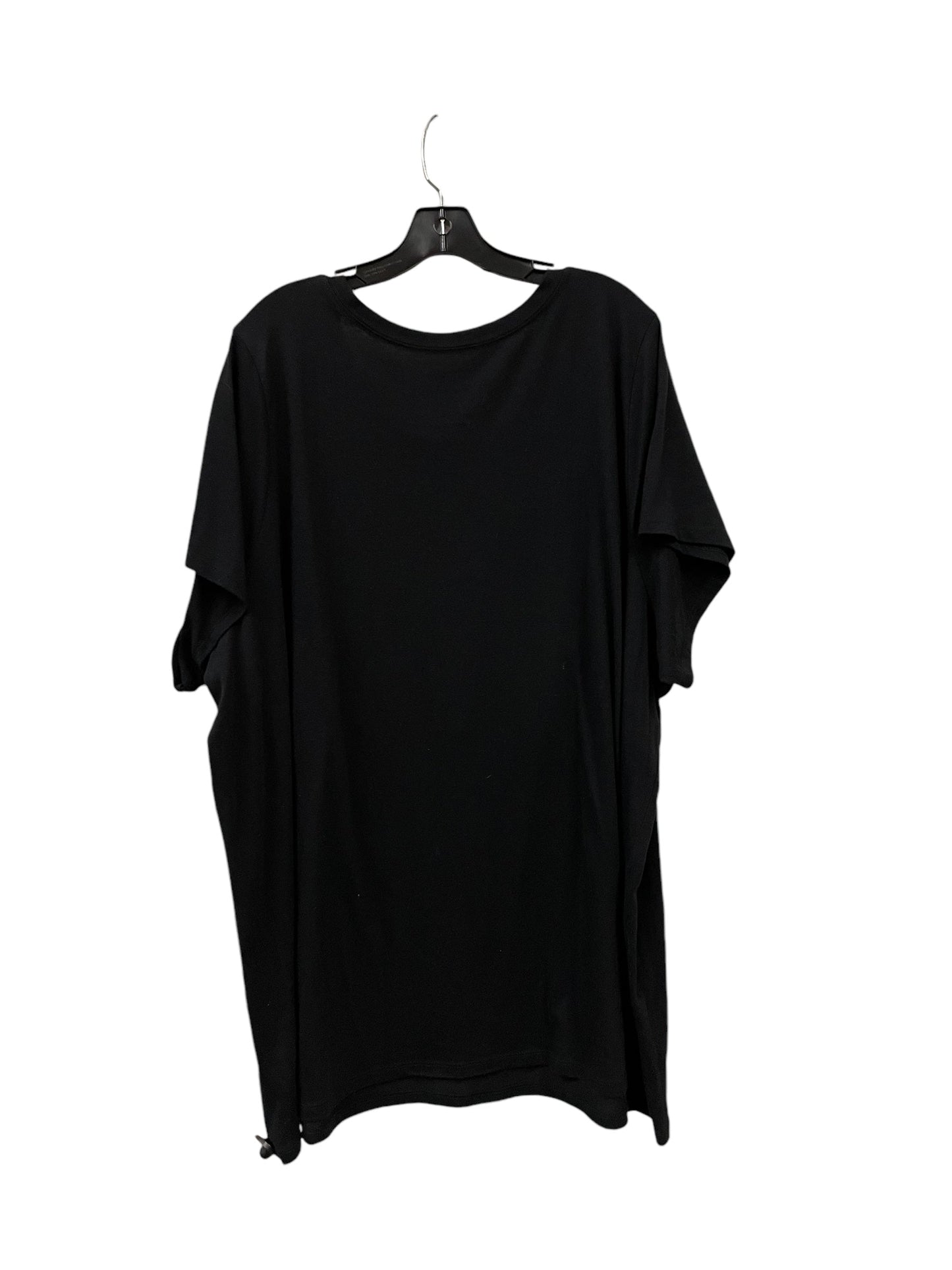 Top Short Sleeve By Torrid In Black, Size: 4x