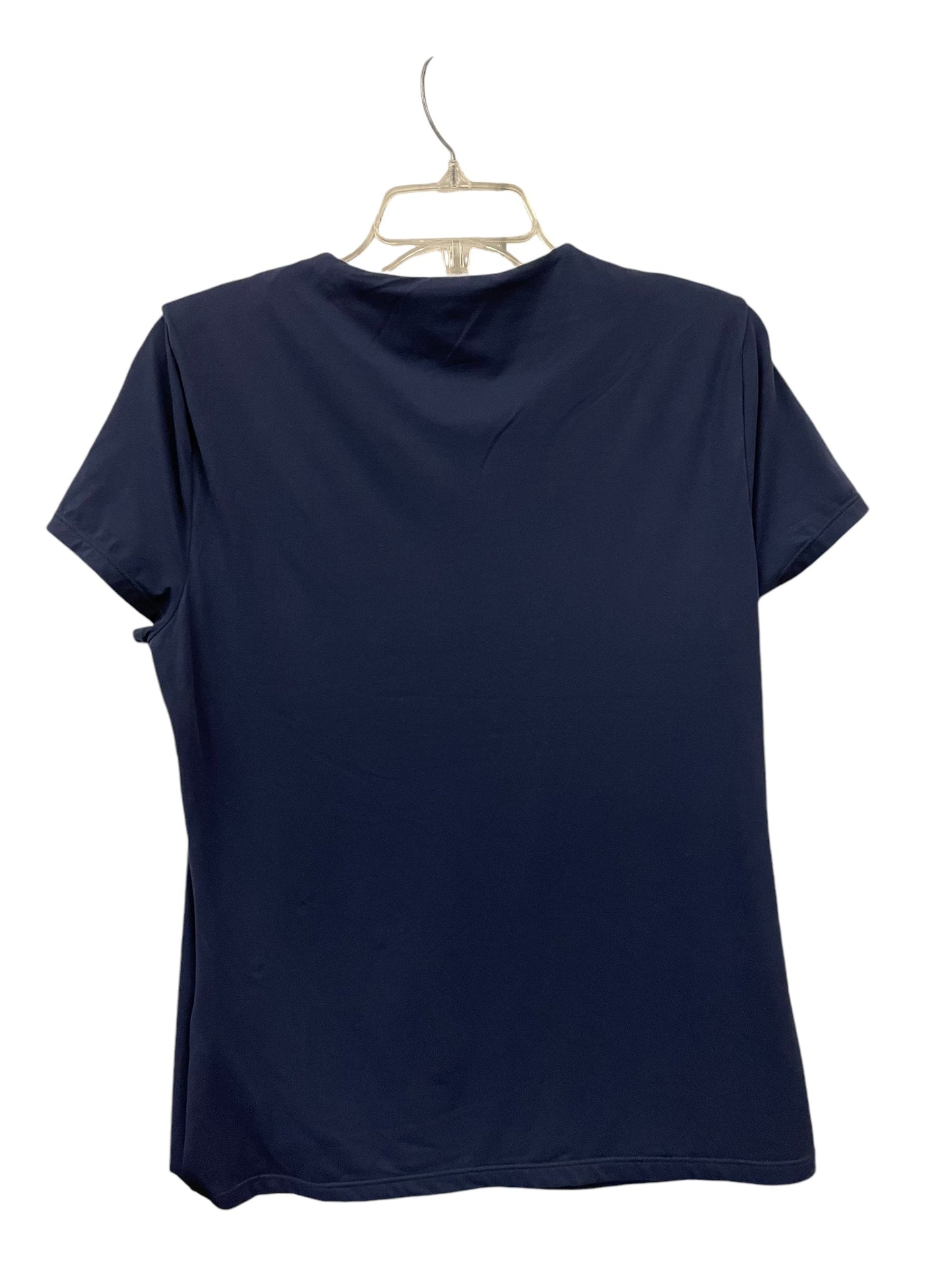 Top Short Sleeve By Abercrombie And Fitch In Navy, Size: L