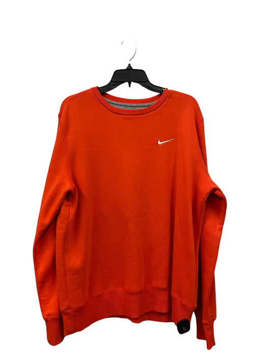 SWEATSHIRT CREWNECK NIKE APPAREL in ORANGE, Size: L