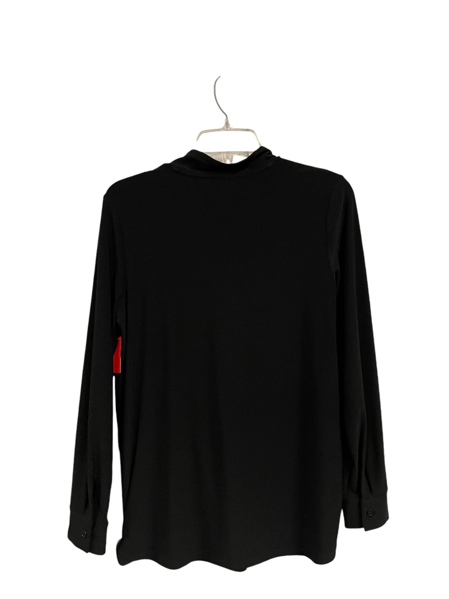 Top Long Sleeve By Anne Klein In Black, Size: Xs