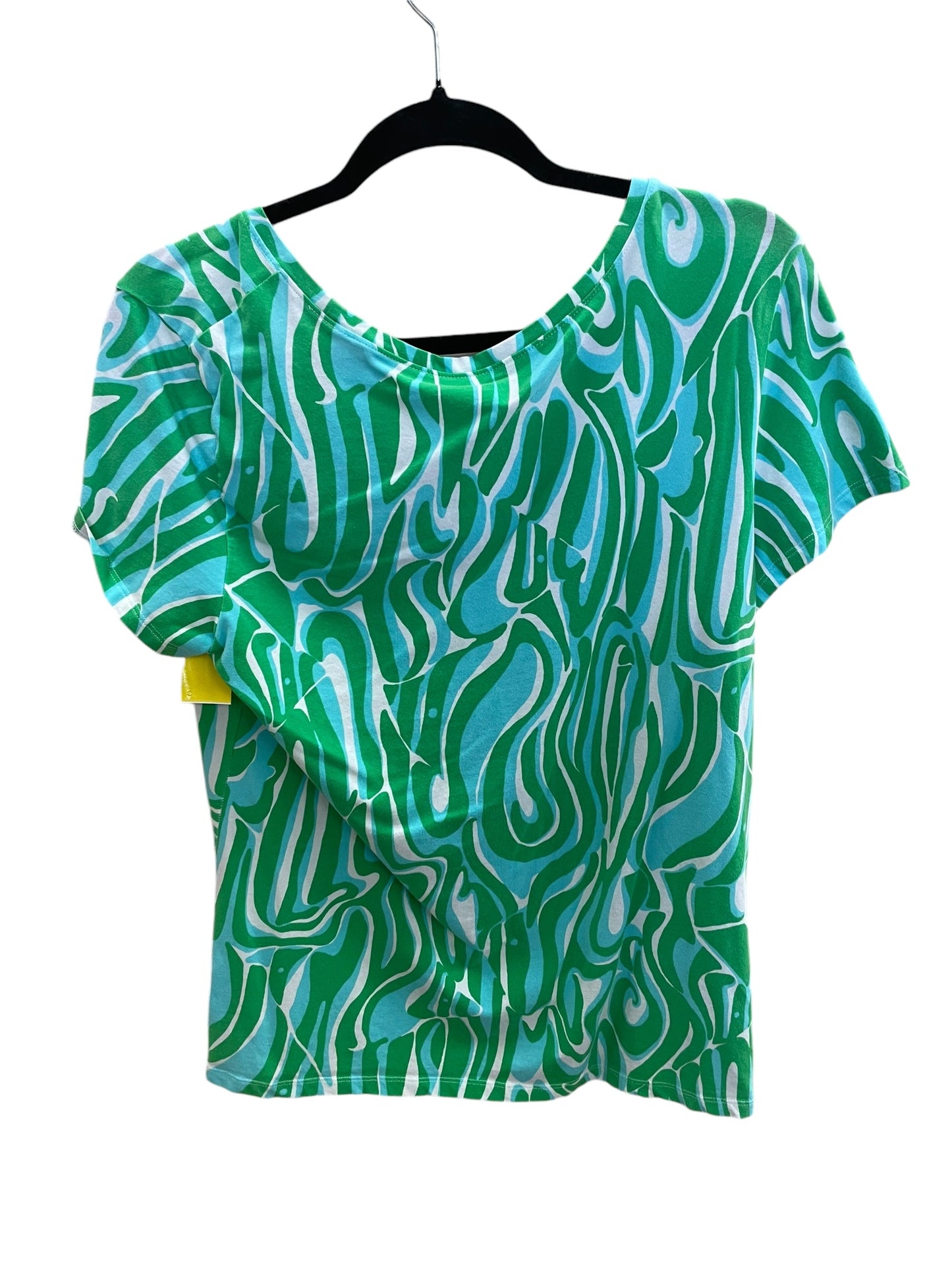 Top Short Sleeve By Lilly Pulitzer In Green, Size: Xl