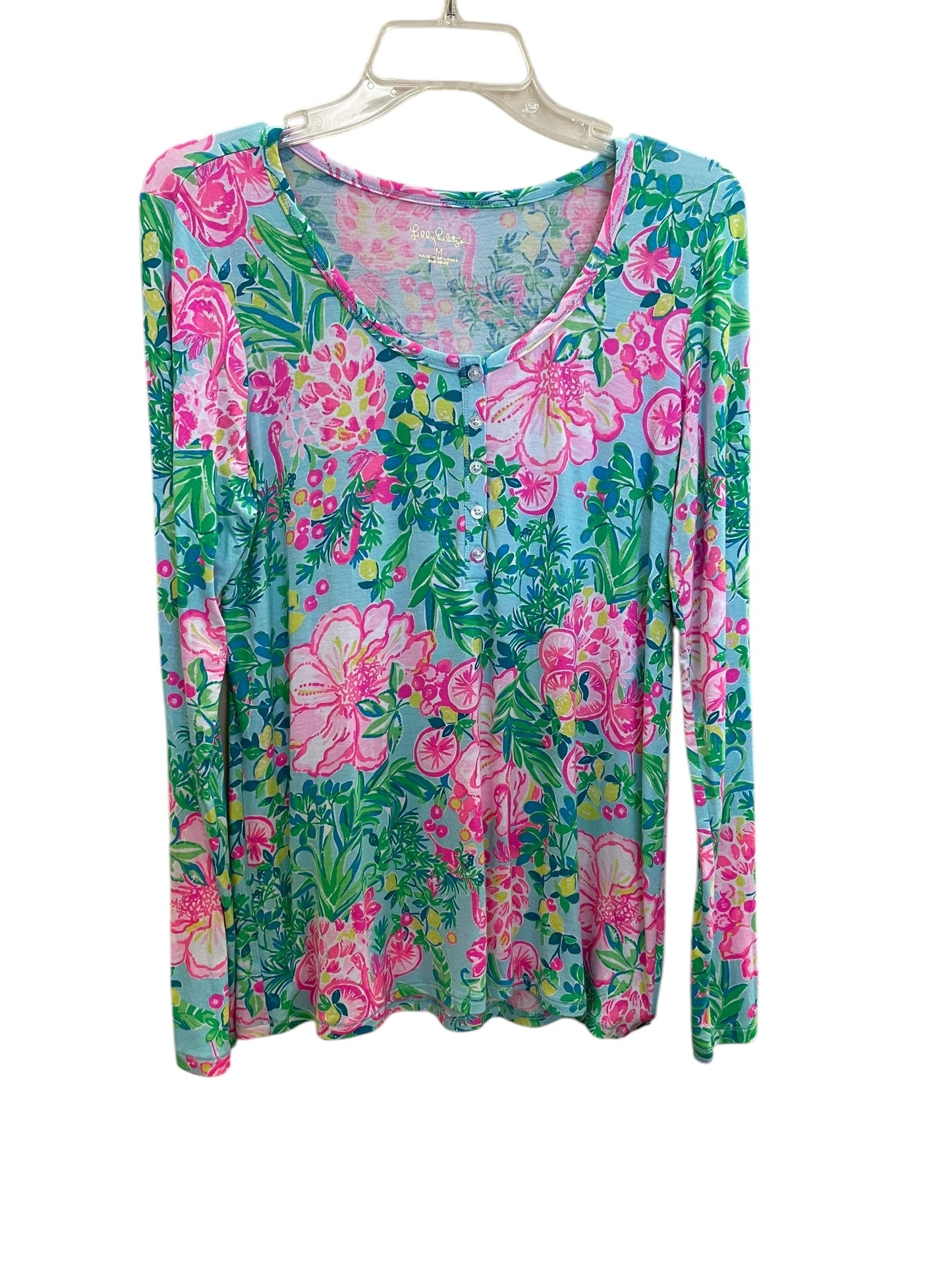 Top Long Sleeve By Lilly Pulitzer In Multi-colored, Size: M