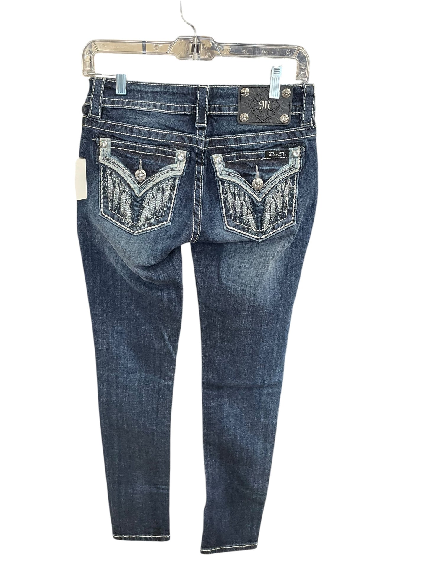 Jeans Skinny By Miss Me In Blue Denim, Size: 2