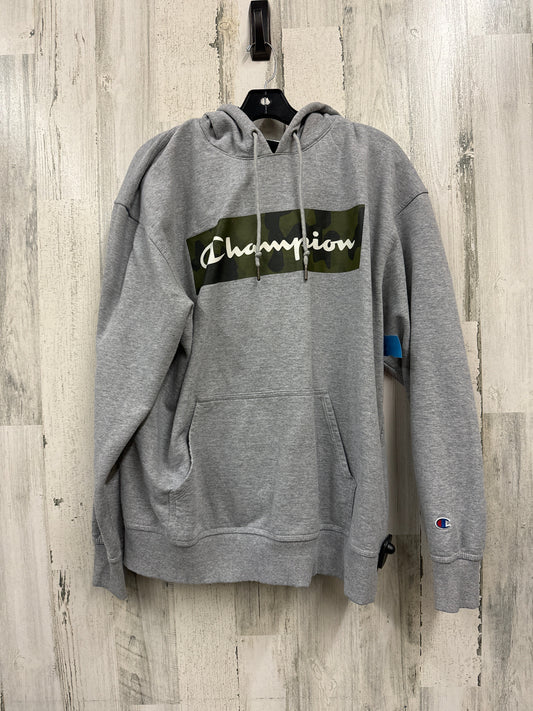 Sweatshirt Hoodie By Champion  Size: Xl