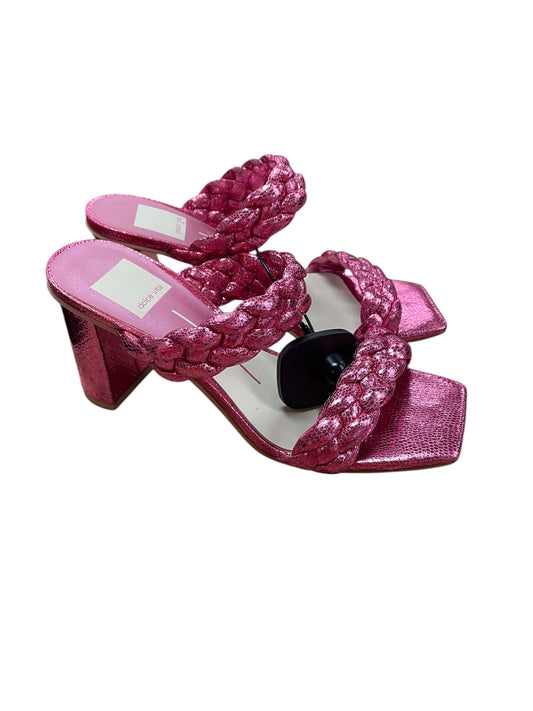 Shoes Heels Block By Dolce Vita In Pink, Size: 6.5