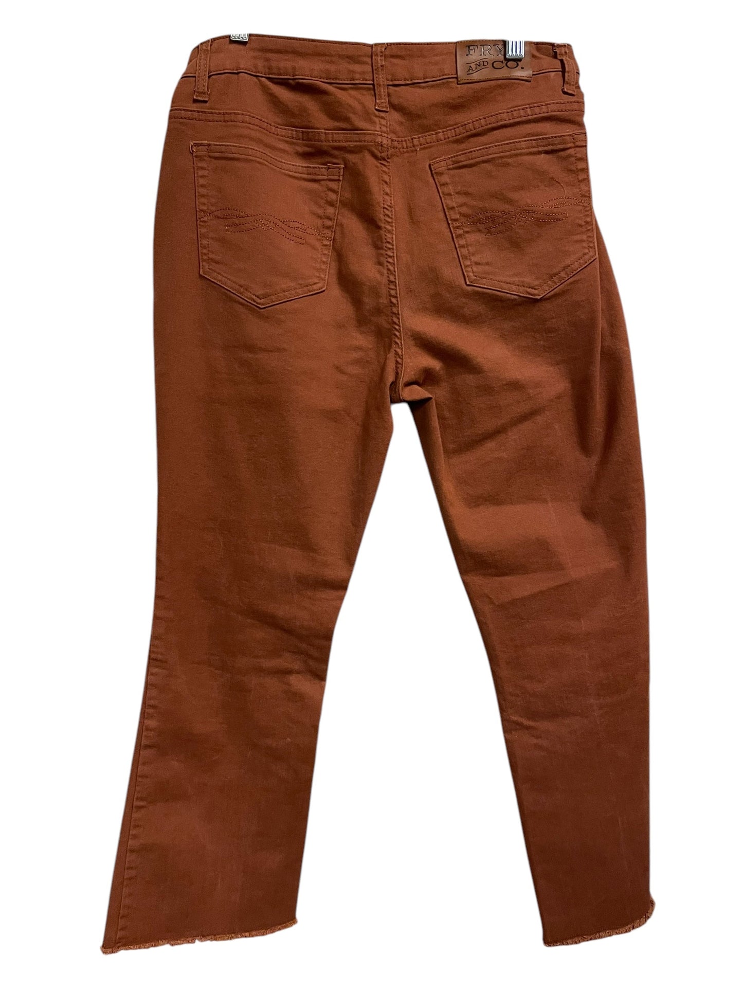 Jeans Designer By Frye In Orange, Size: 10