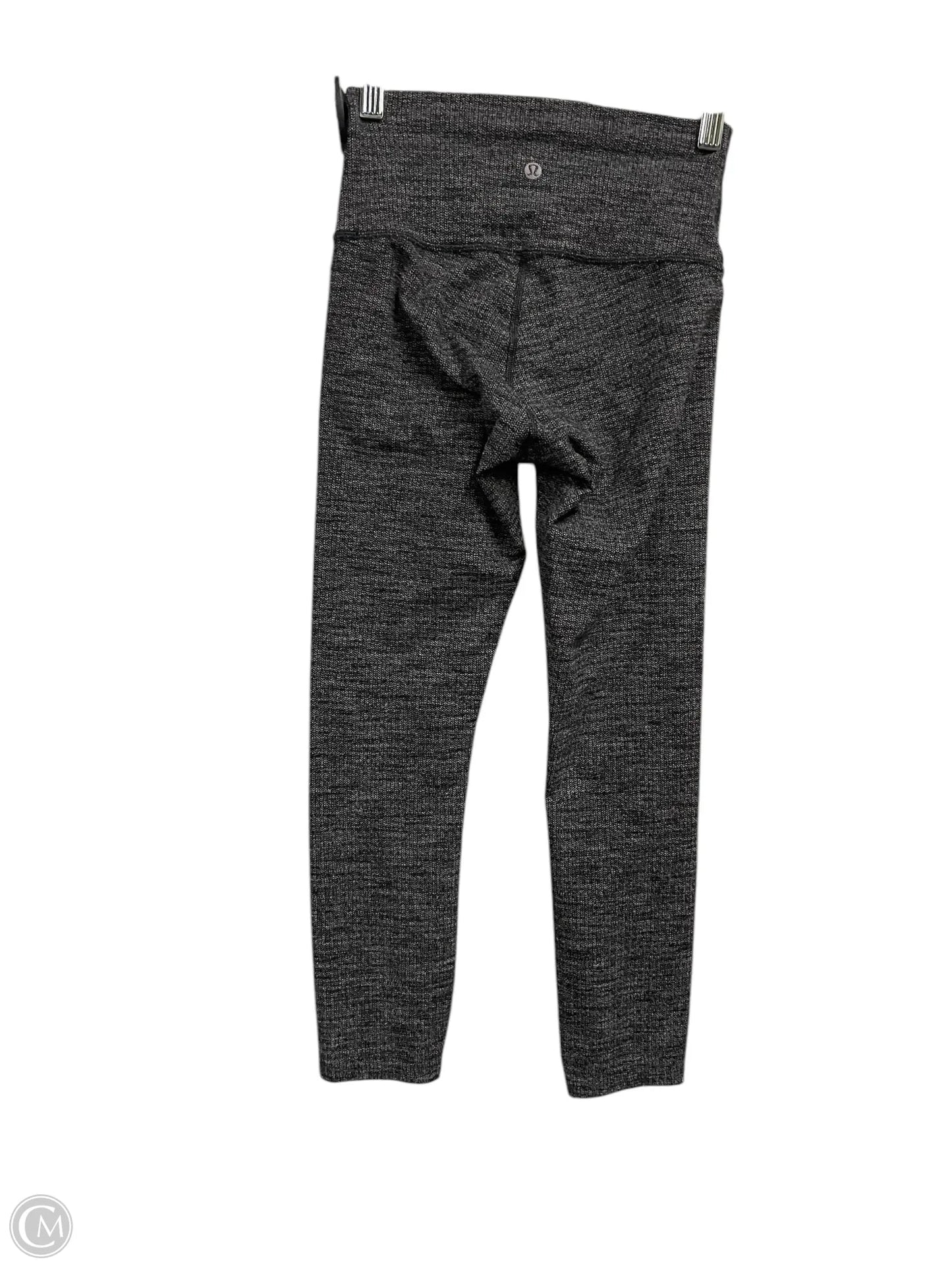 Athletic Capris By Lululemon In Grey, Size: 4