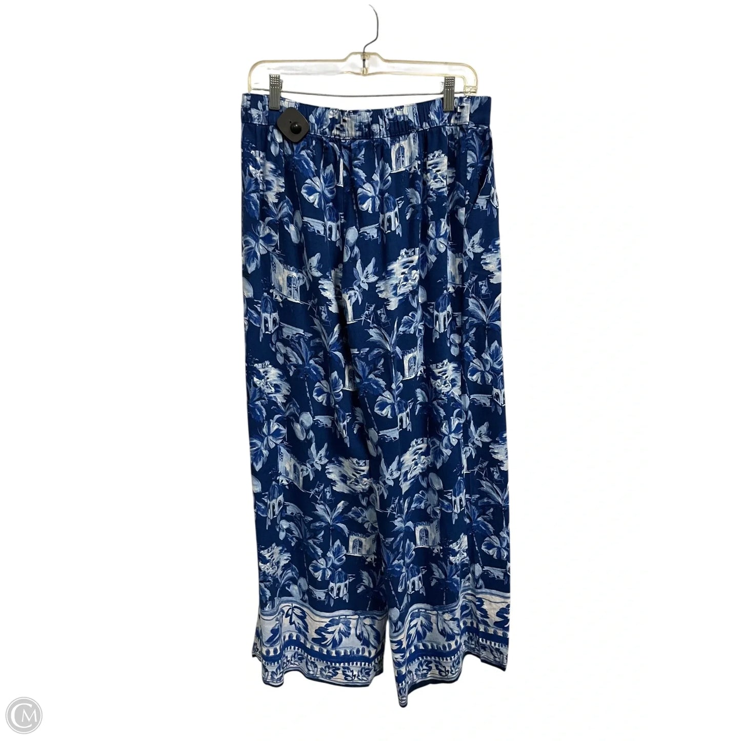 Pants Linen By Loft In Blue, Size: M