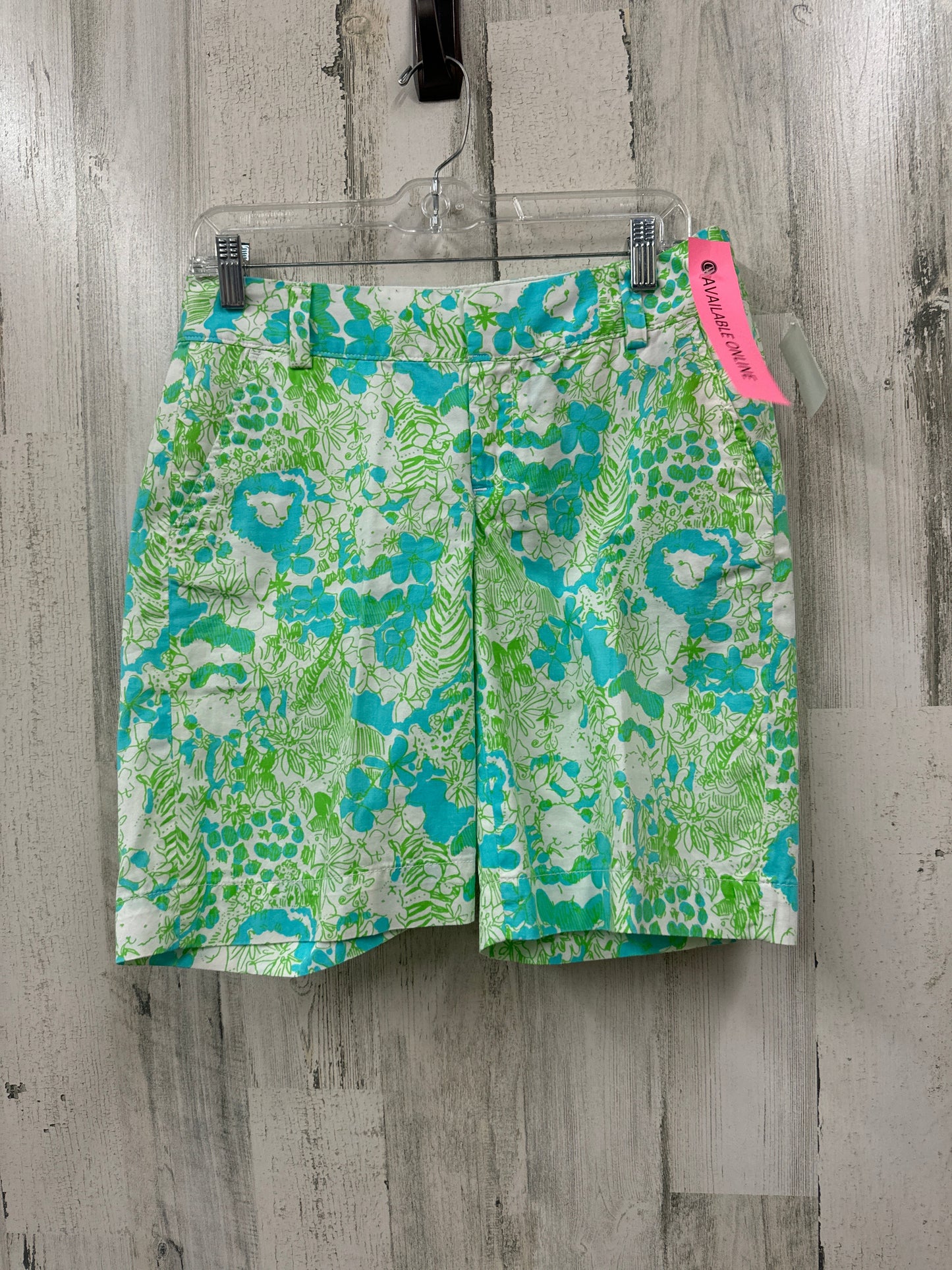 Blue & Green Shorts Lilly Pulitzer, Size 4
