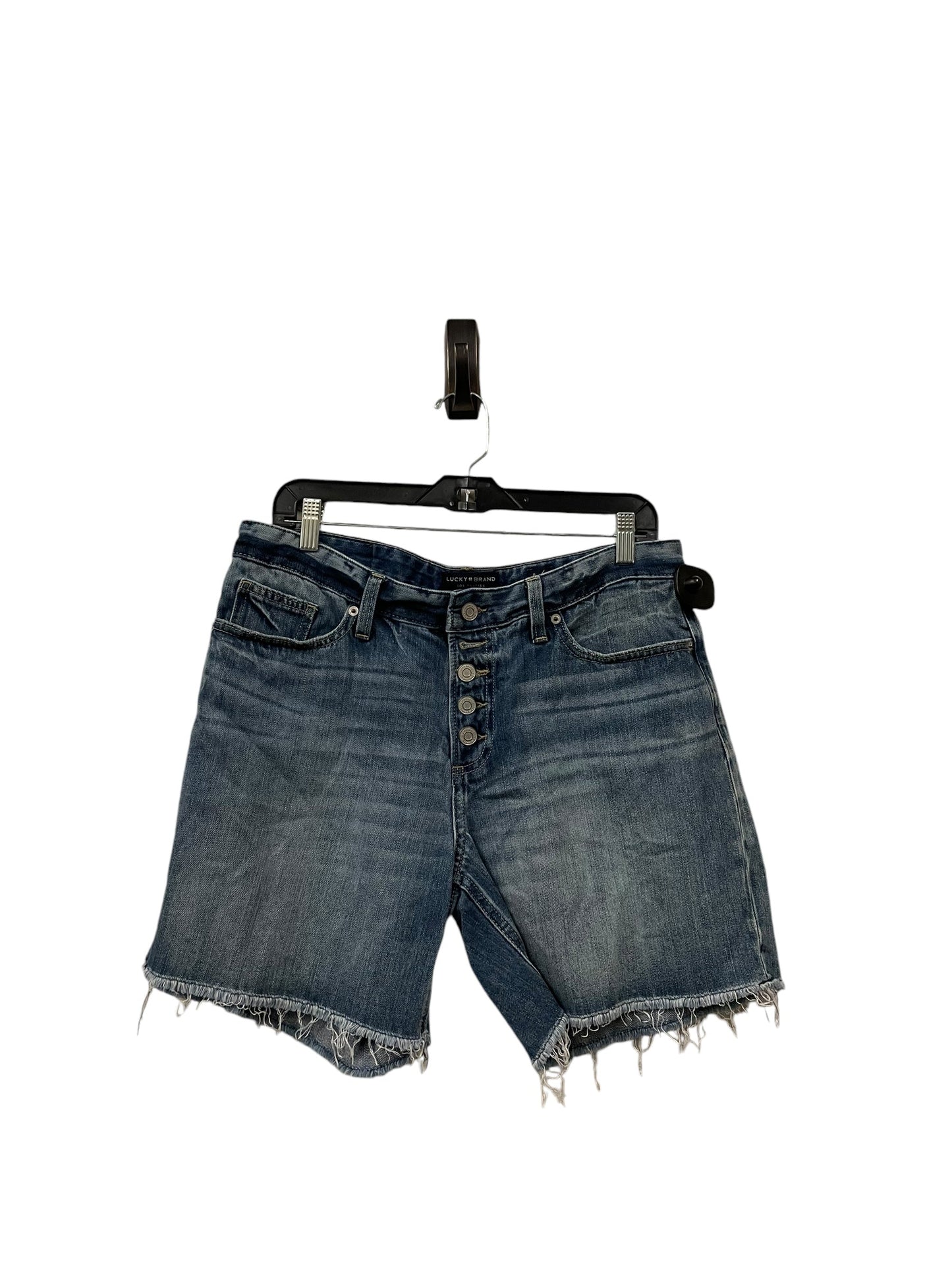 Shorts By Lucky Brand In Blue Denim, Size: 8