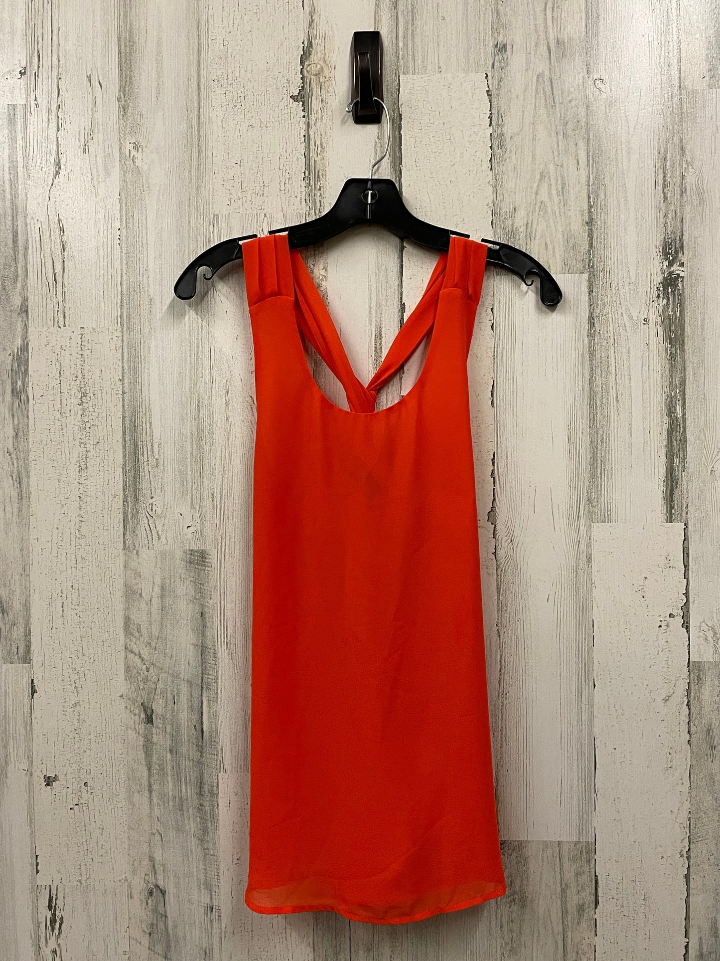 Top Sleeveless By Anna Grace In Orange, Size: S