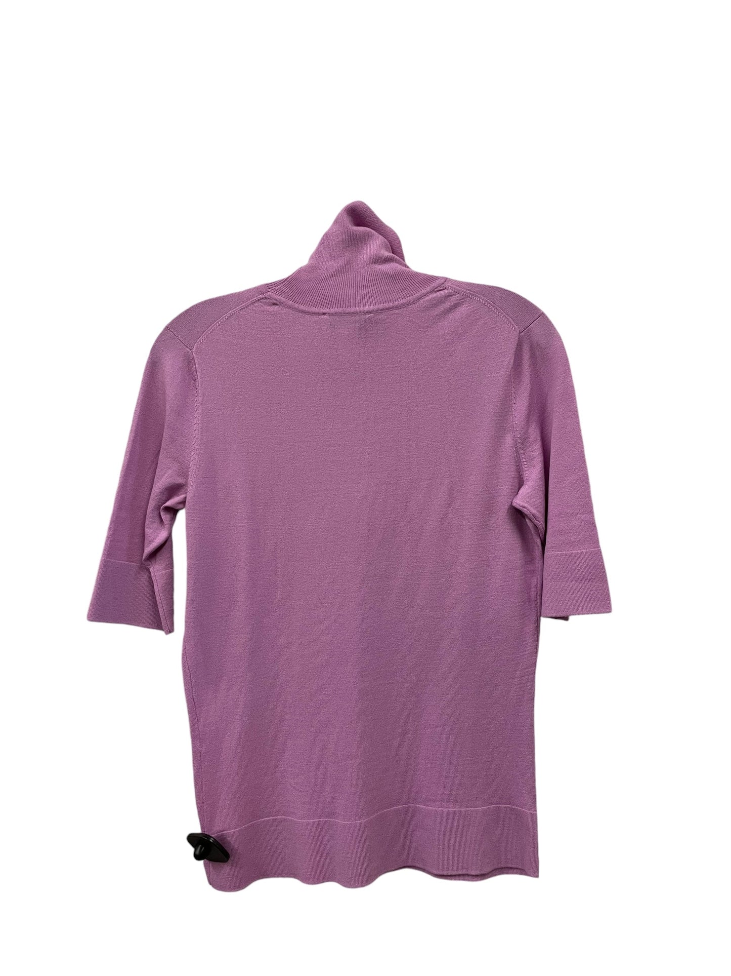 Sweater Short Sleeve By Talbots In Purple, Size: S