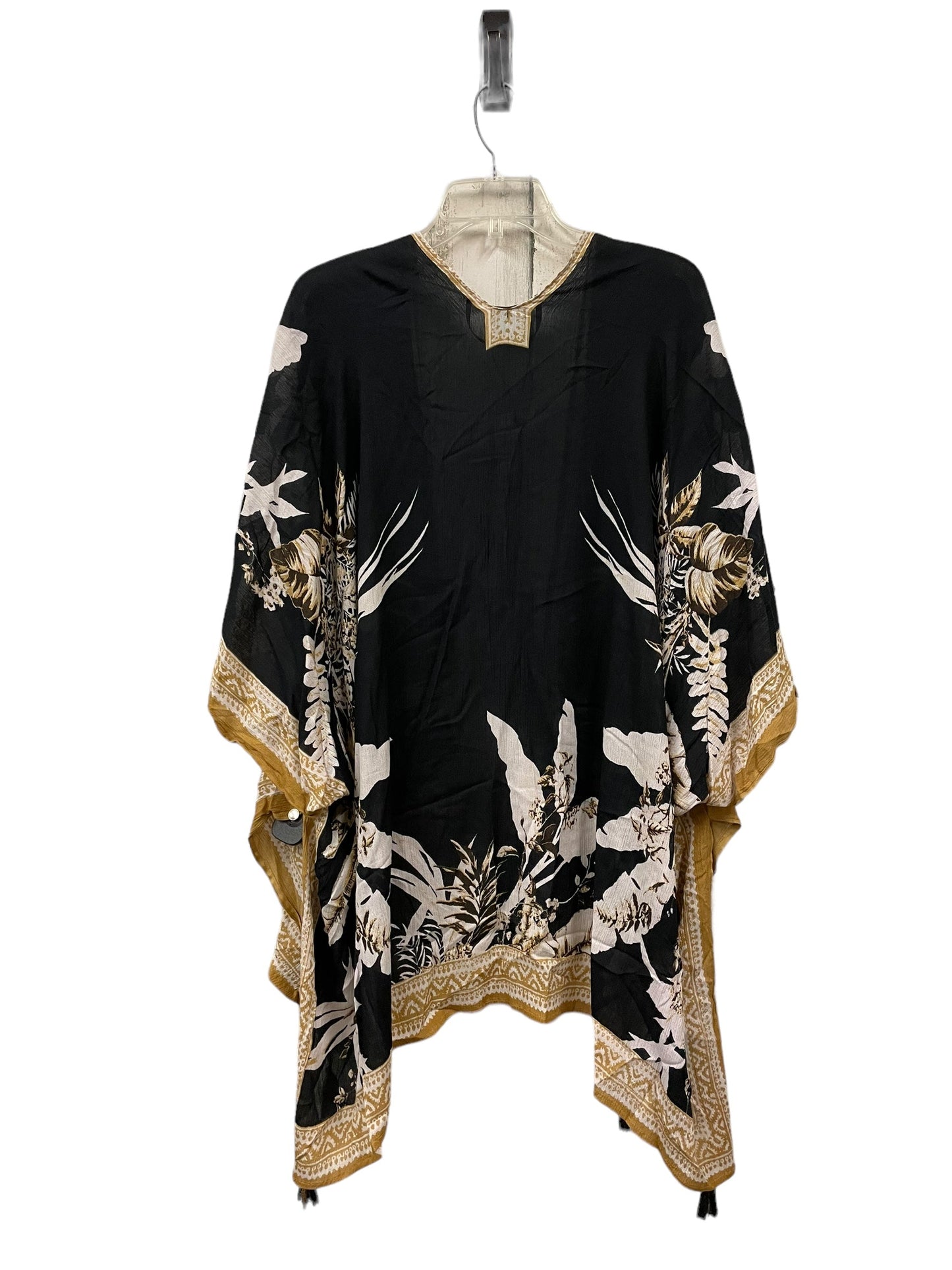 Kimono By Vince Camuto In Black & Brown, Size: Os