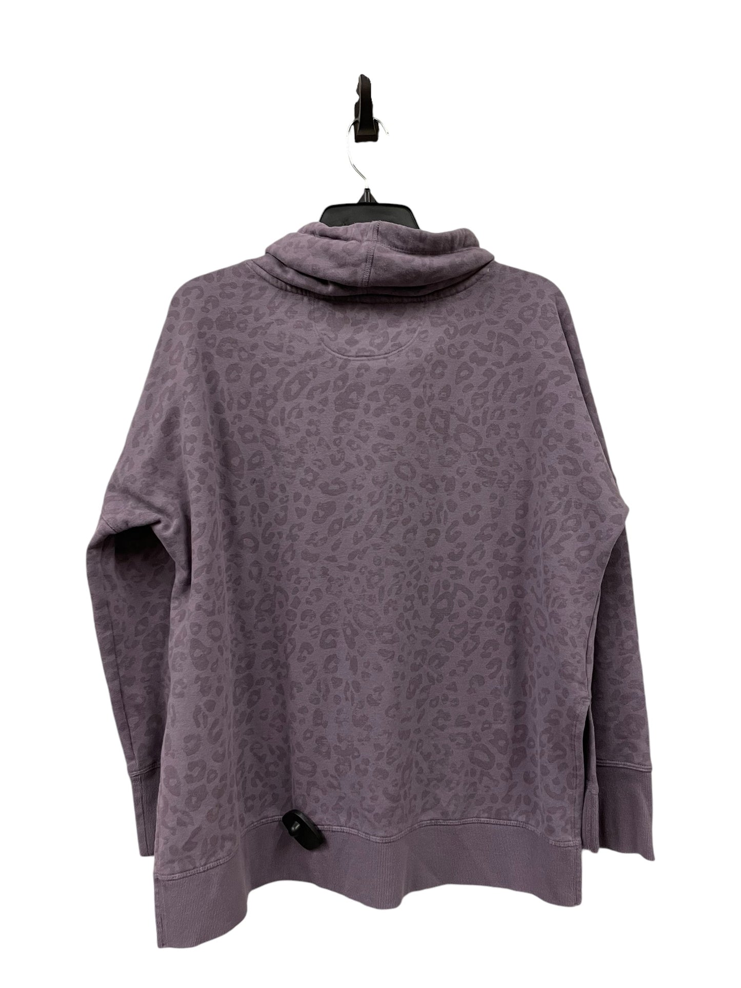 Sweatshirt Hoodie By Calvin Klein In Purple, Size: L