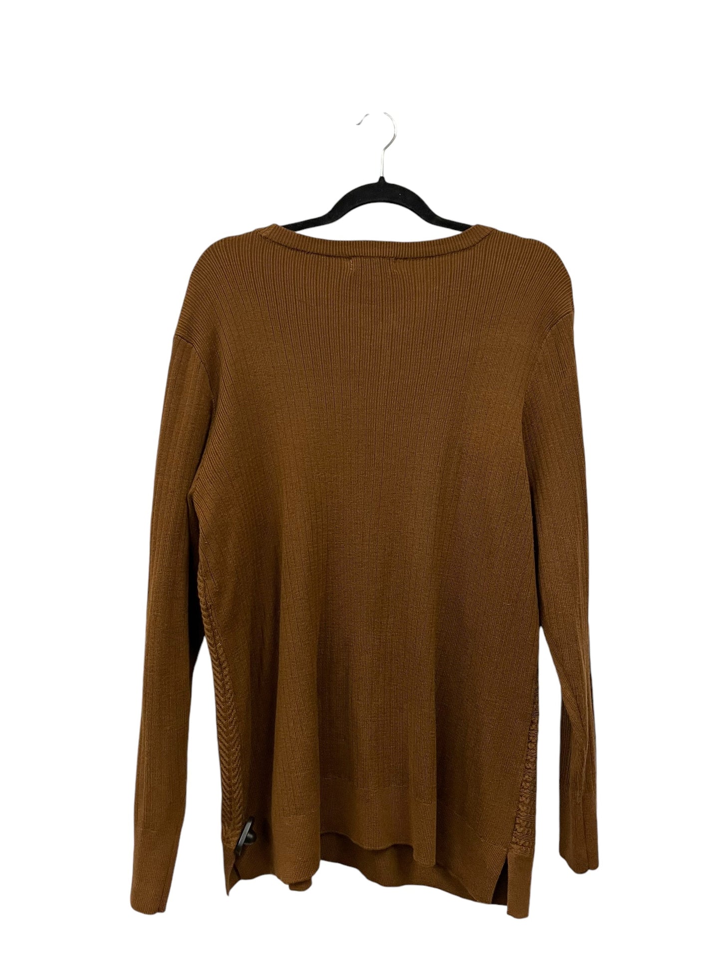 Sweater By Calvin Klein In Brown, Size: Xl