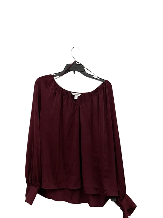 Top Long Sleeve By Nine West In Purple, Size: L