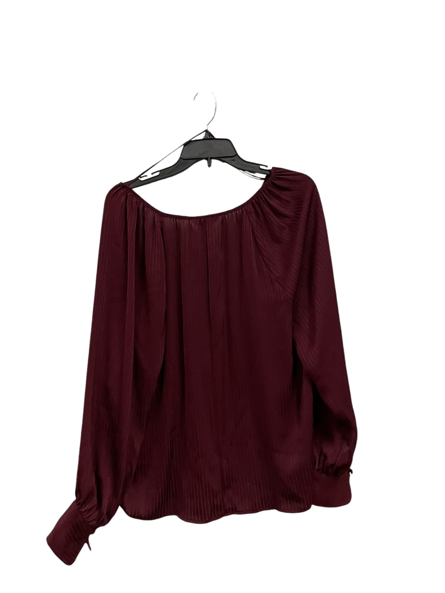 Top Long Sleeve By Nine West In Purple, Size: L