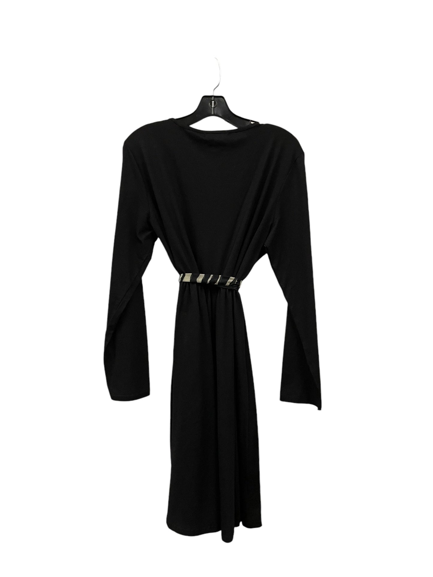 Dress Casual Midi By Clothes Mentor In Black, Size: 2x