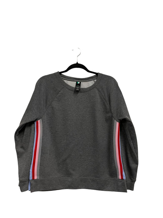 Sweatshirt Crewneck By Clothes Mentor In Grey, Size: M