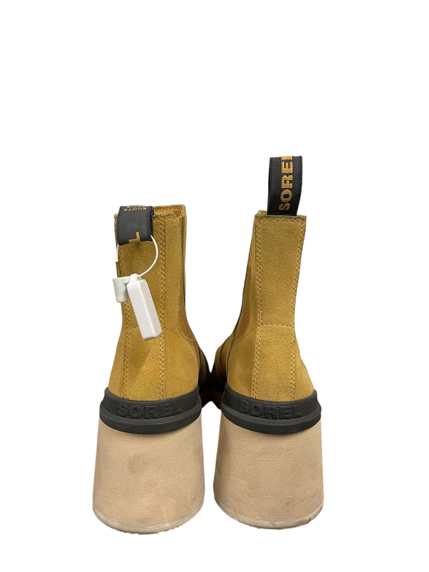 Boots Ankle Heels By Sorel In Yellow, Size: 10