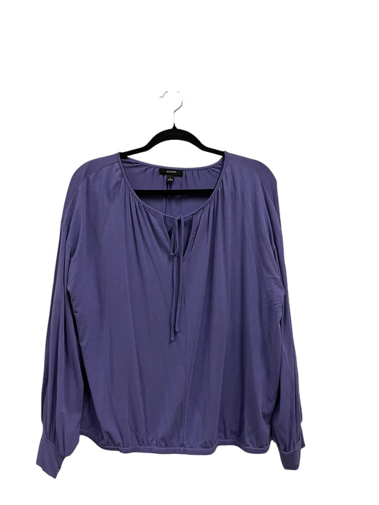 Top Long Sleeve By Alfani In Purple, Size: L