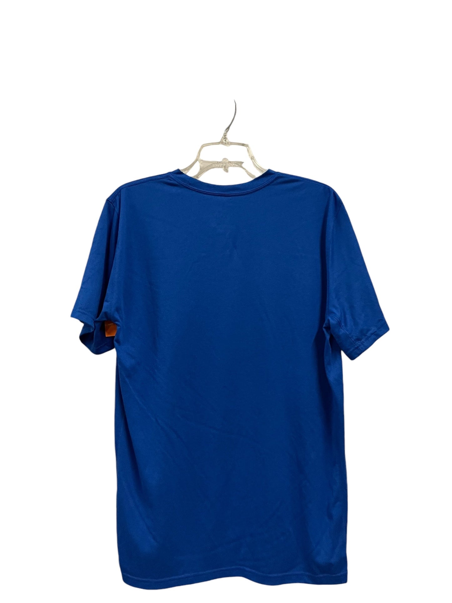 Athletic Top Short Sleeve By Nike Apparel In Blue, Size: Xl