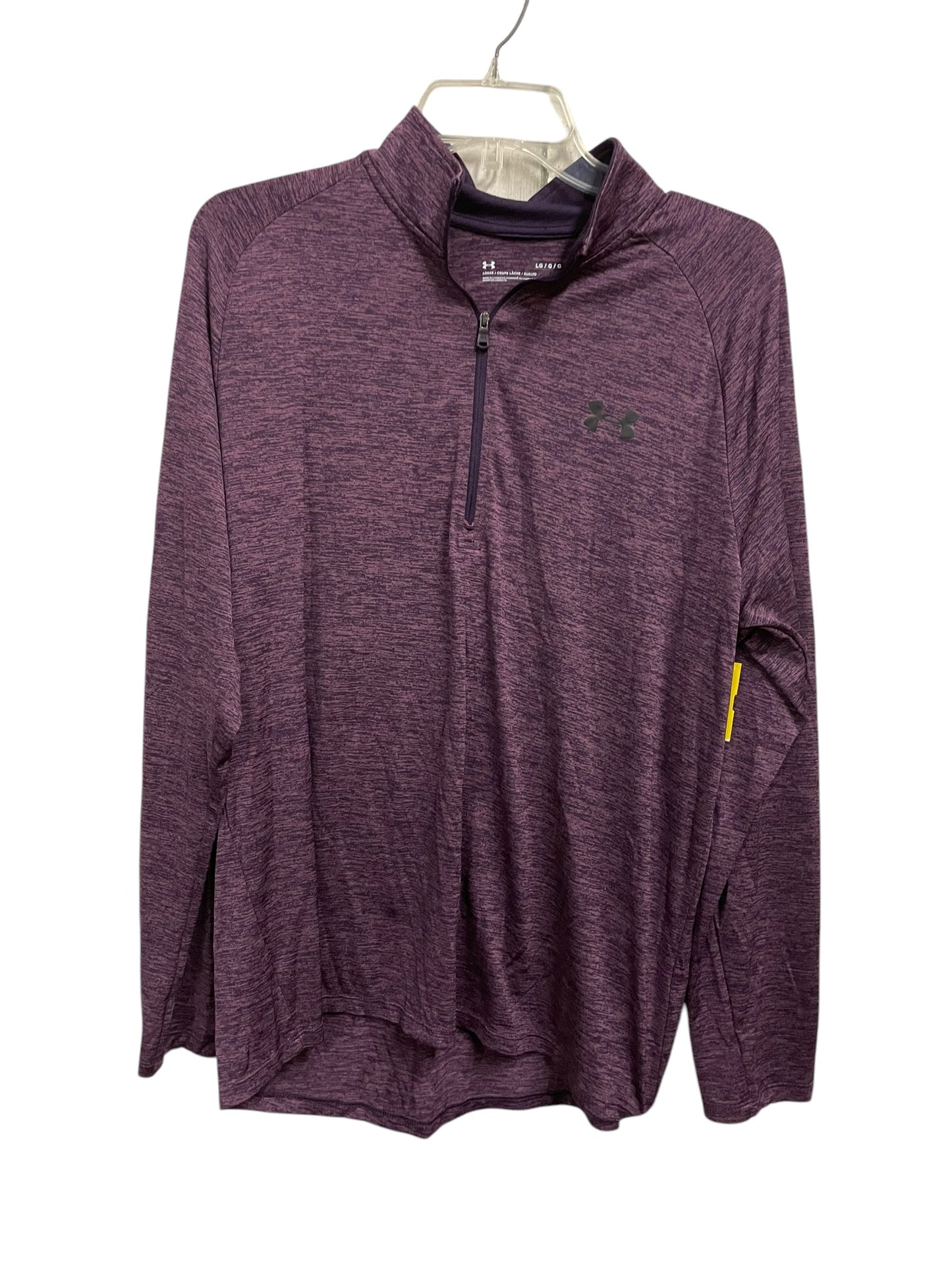 Athletic Jacket By Under Armour In Purple, Size: L