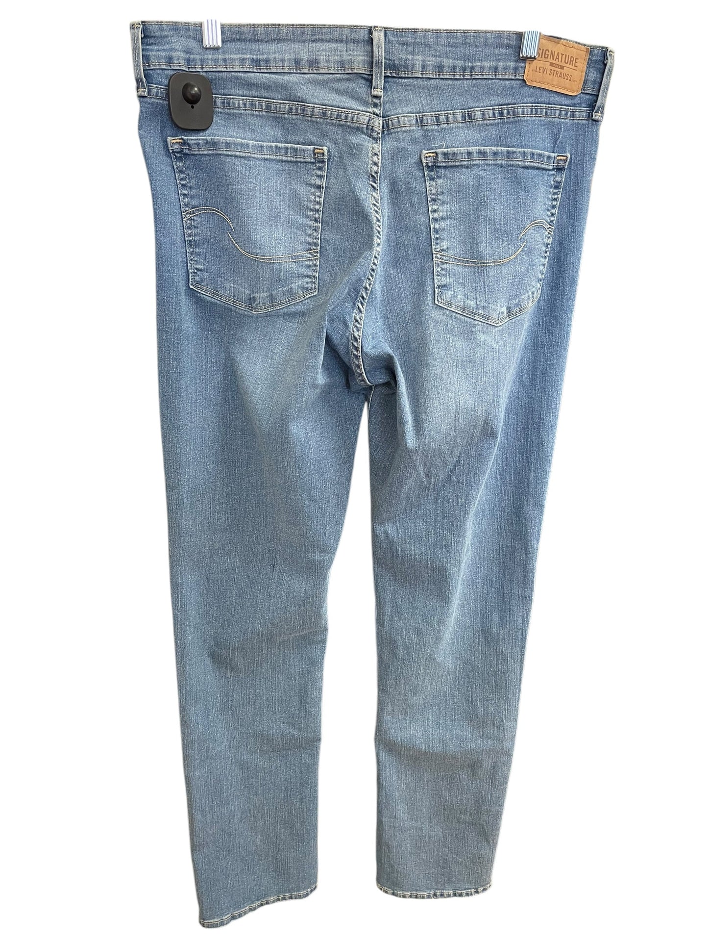 Jeans Straight By Levis In Blue Denim, Size: 16