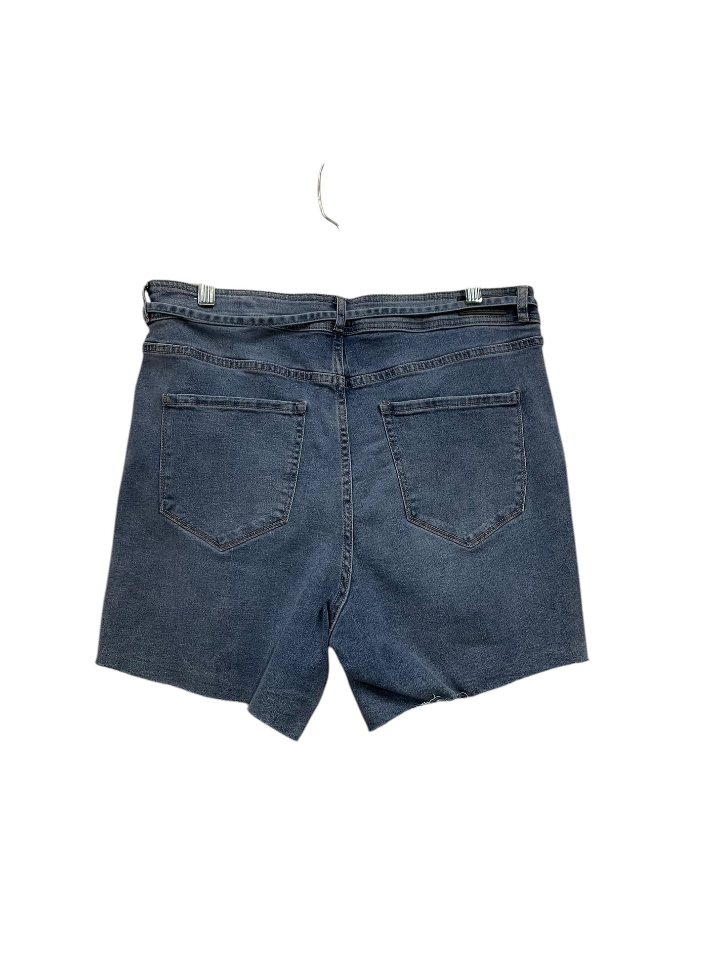 Shorts By Nicole Miller In Blue Denim, Size: 12