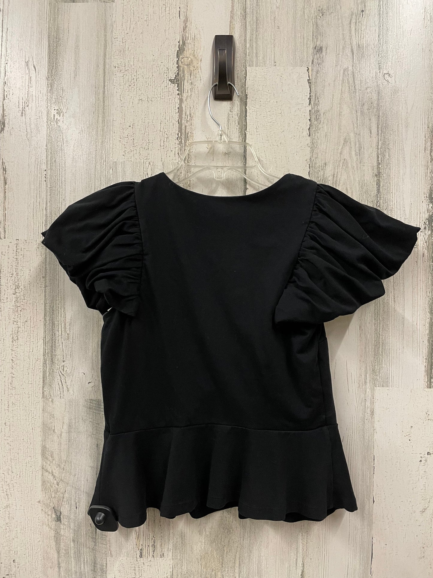 Top Short Sleeve By Express In Black, Size: S