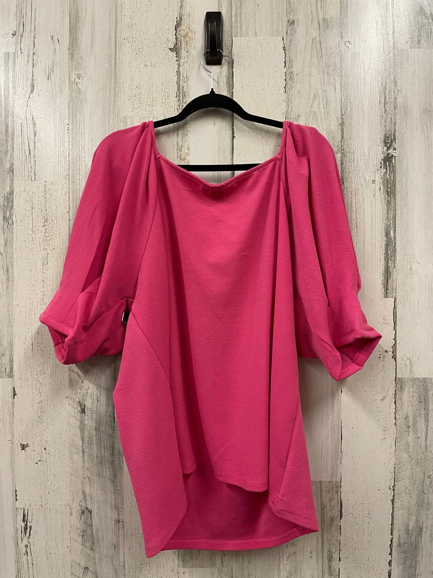 Pink Top Short Sleeve Ashley Stewart, Size 3x