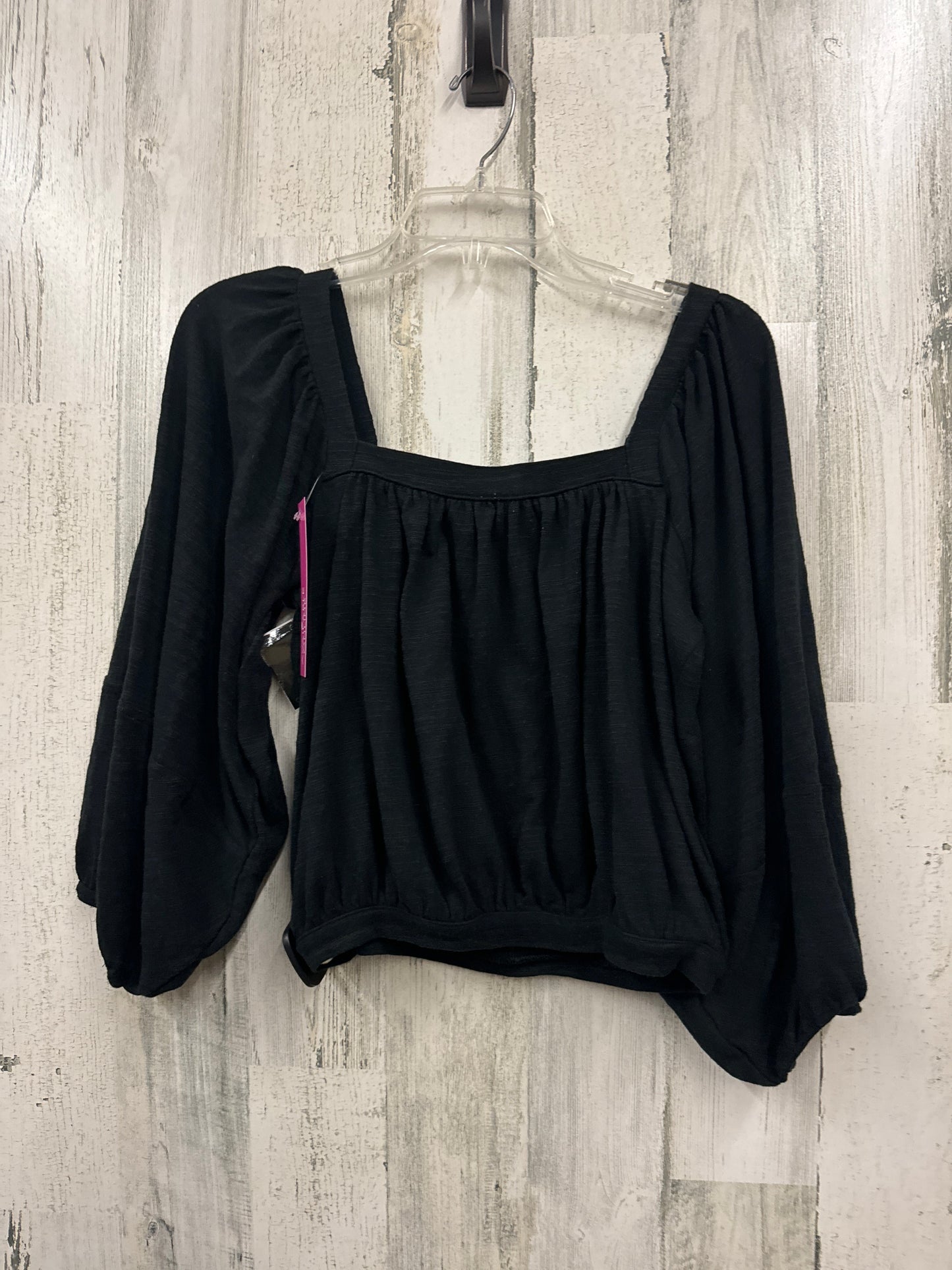 Black Top Long Sleeve Free People, Size Xs