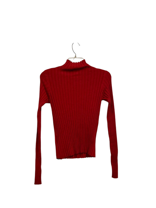 Top Long Sleeve By Divided In Red, Size: M