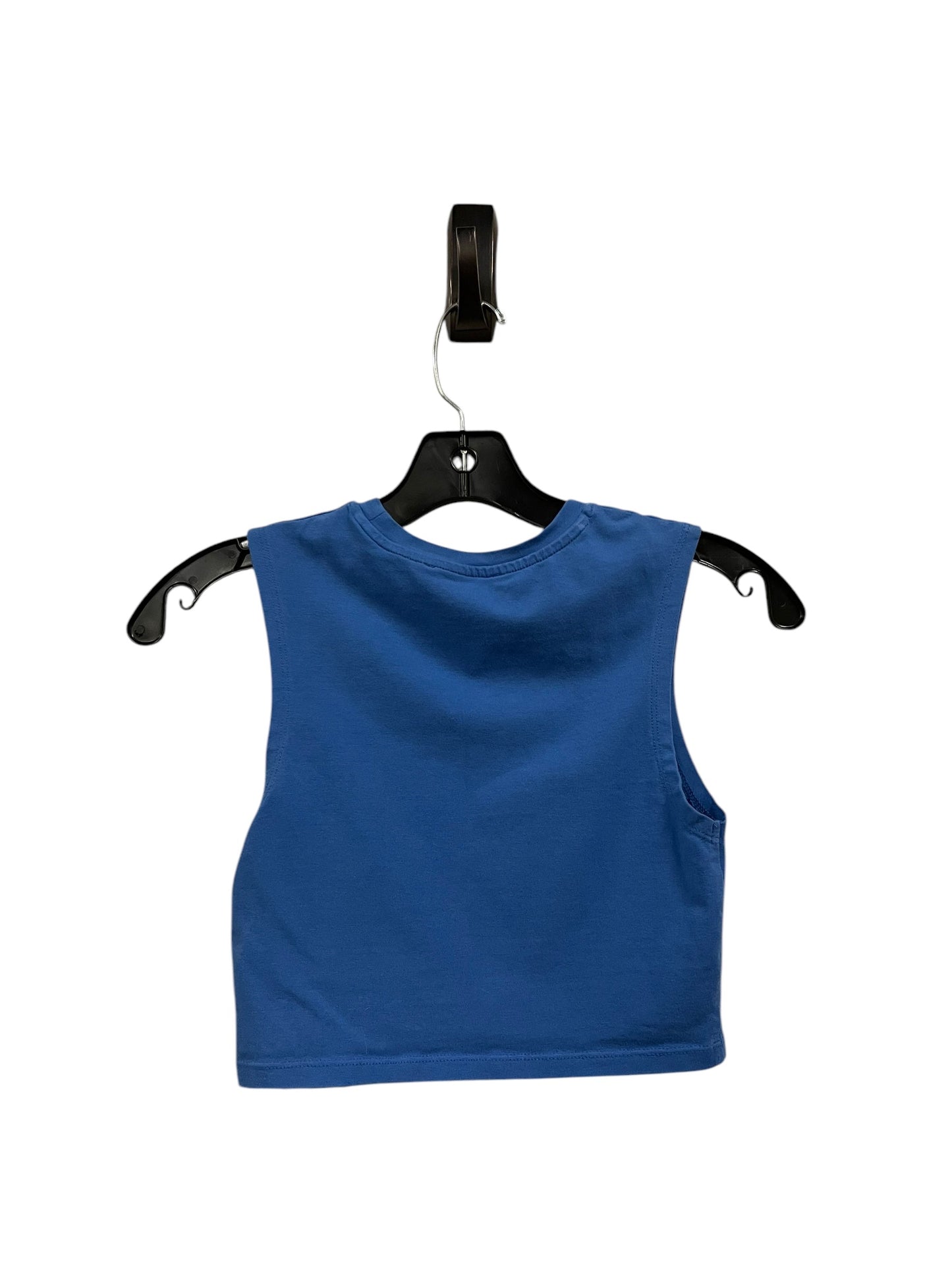 Top Sleeveless By Zara In Blue, Size: Xs