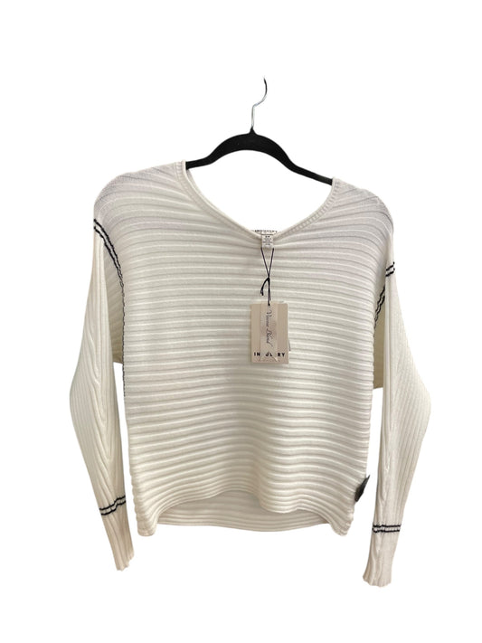 Sweater By Clothes Mentor In White, Size: S