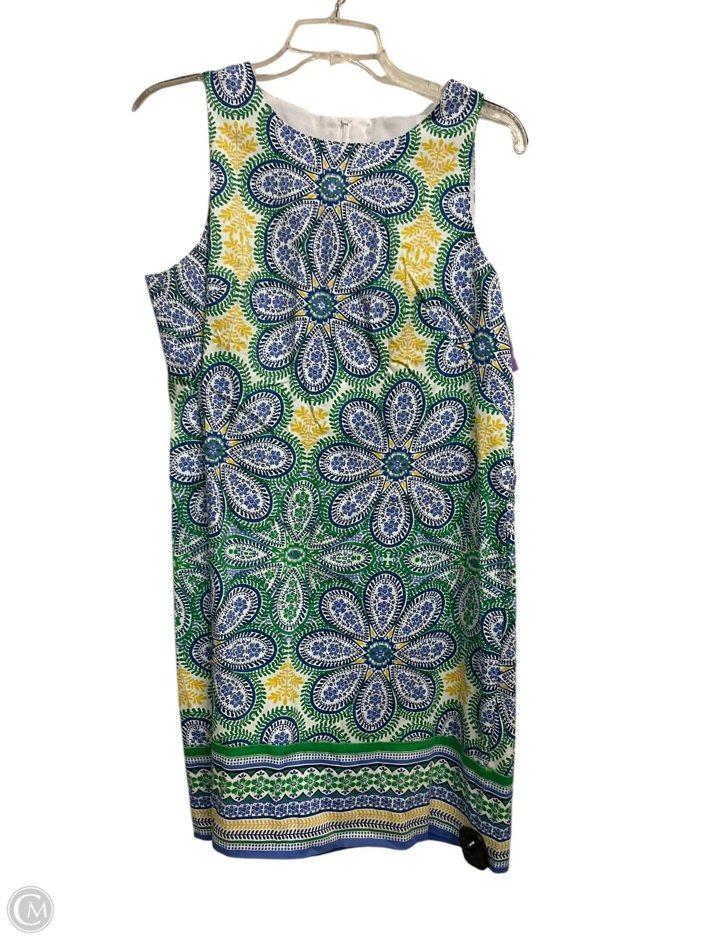 Dress Casual Midi By London Times In Blue, Size: 14