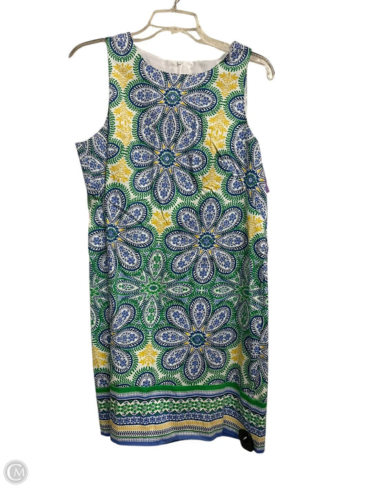 Dress Casual Midi By London Times In Blue, Size: 14