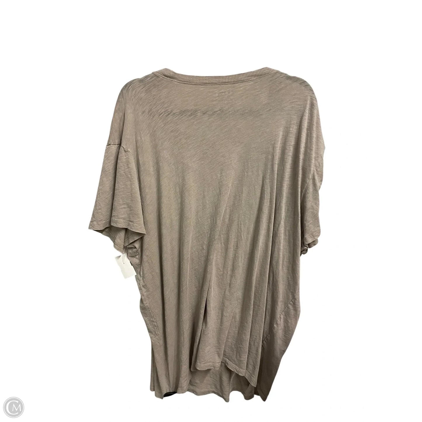 Top Short Sleeve Basic By Torrid In Tan, Size: 3x