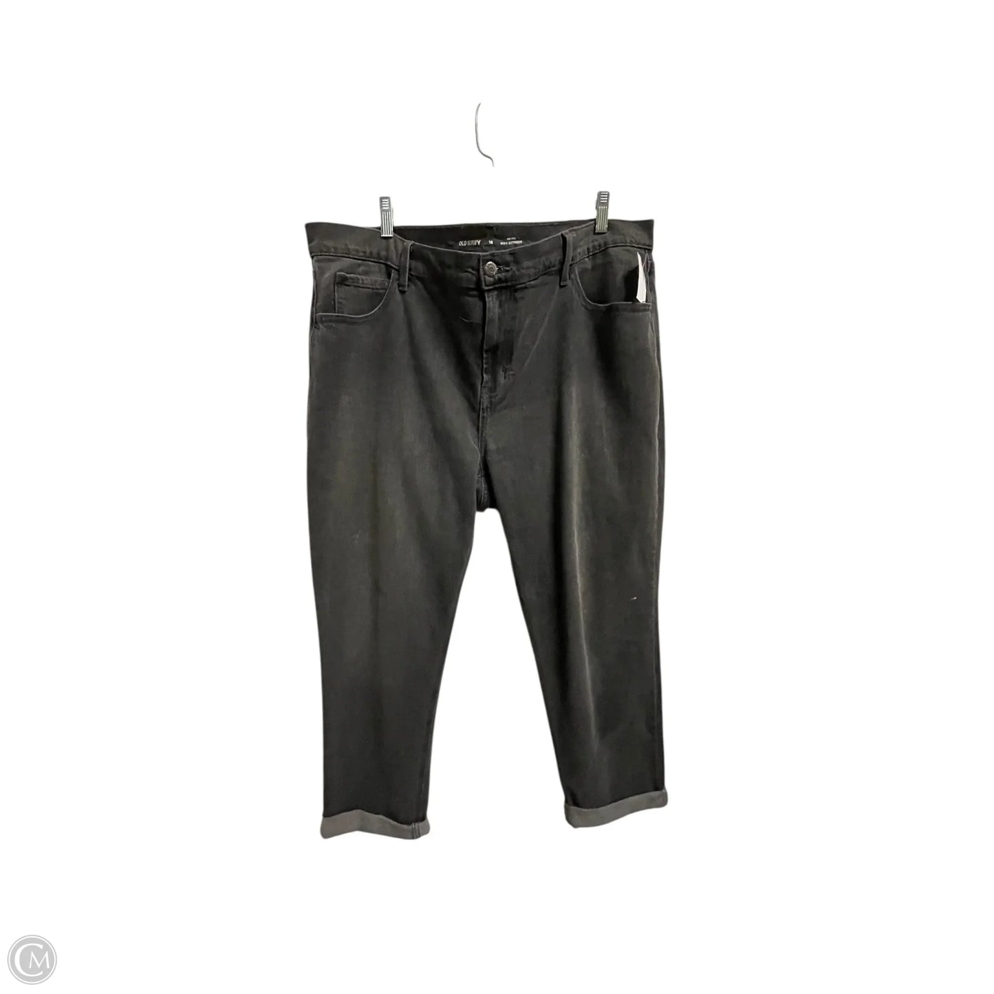 Jeans Boyfriend By Old Navy In Grey, Size: 18