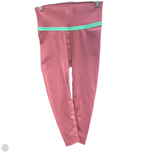 Athletic Leggings By Fabletics In Pink, Size: 1x