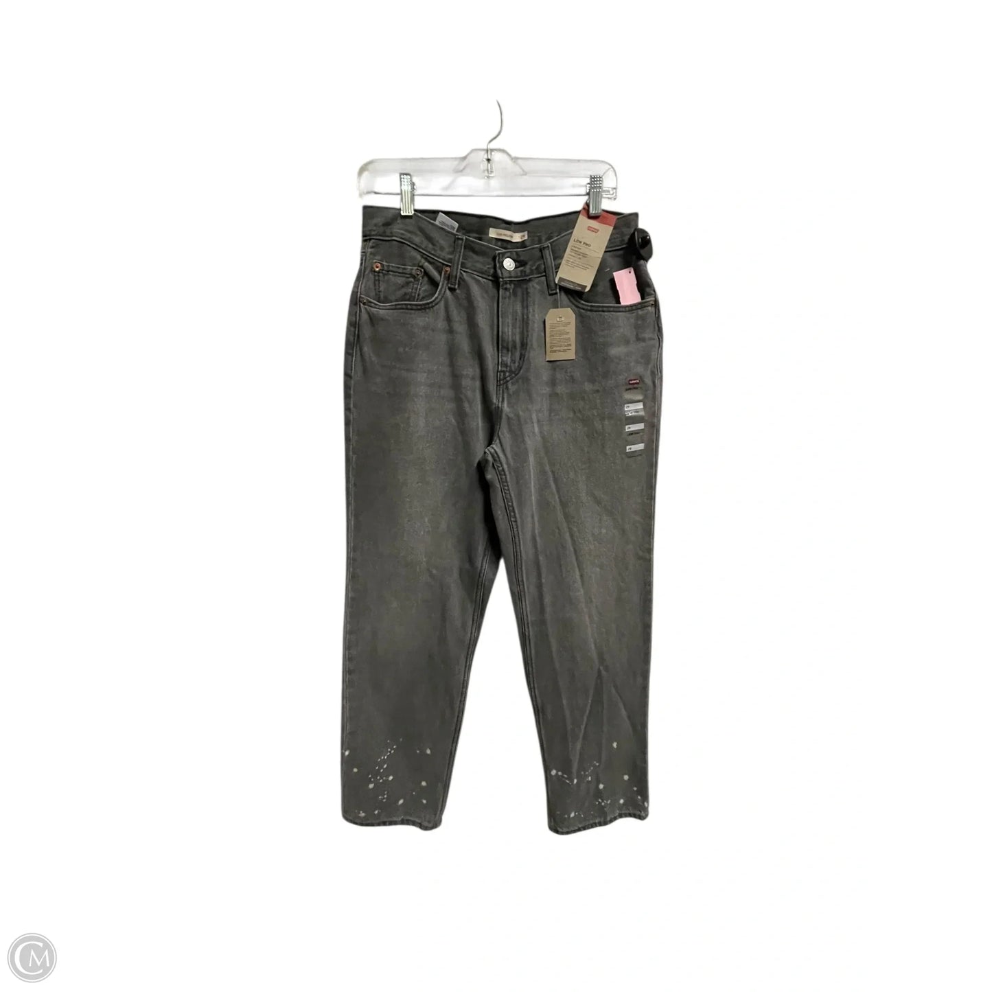 Jeans Straight By Levis In Black, Size: 8