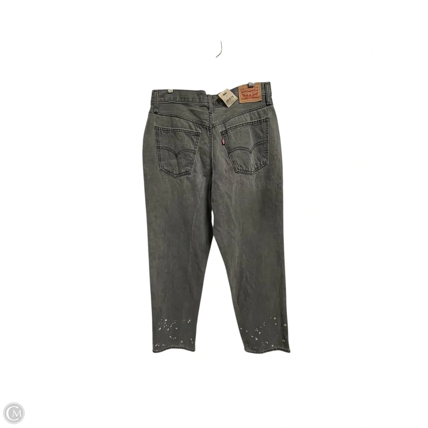 Jeans Straight By Levis In Black, Size: 8