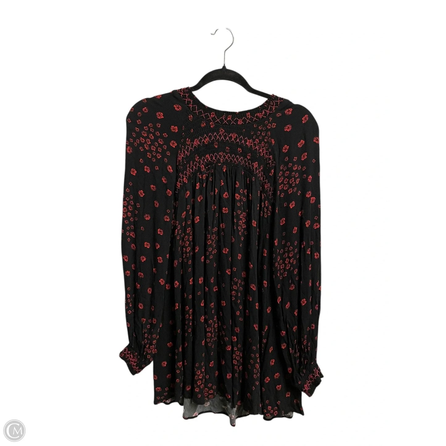 Top Long Sleeve By Free People In Black, Size: M