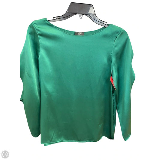 Top Long Sleeve By Talbots In Green, Size: Xsp