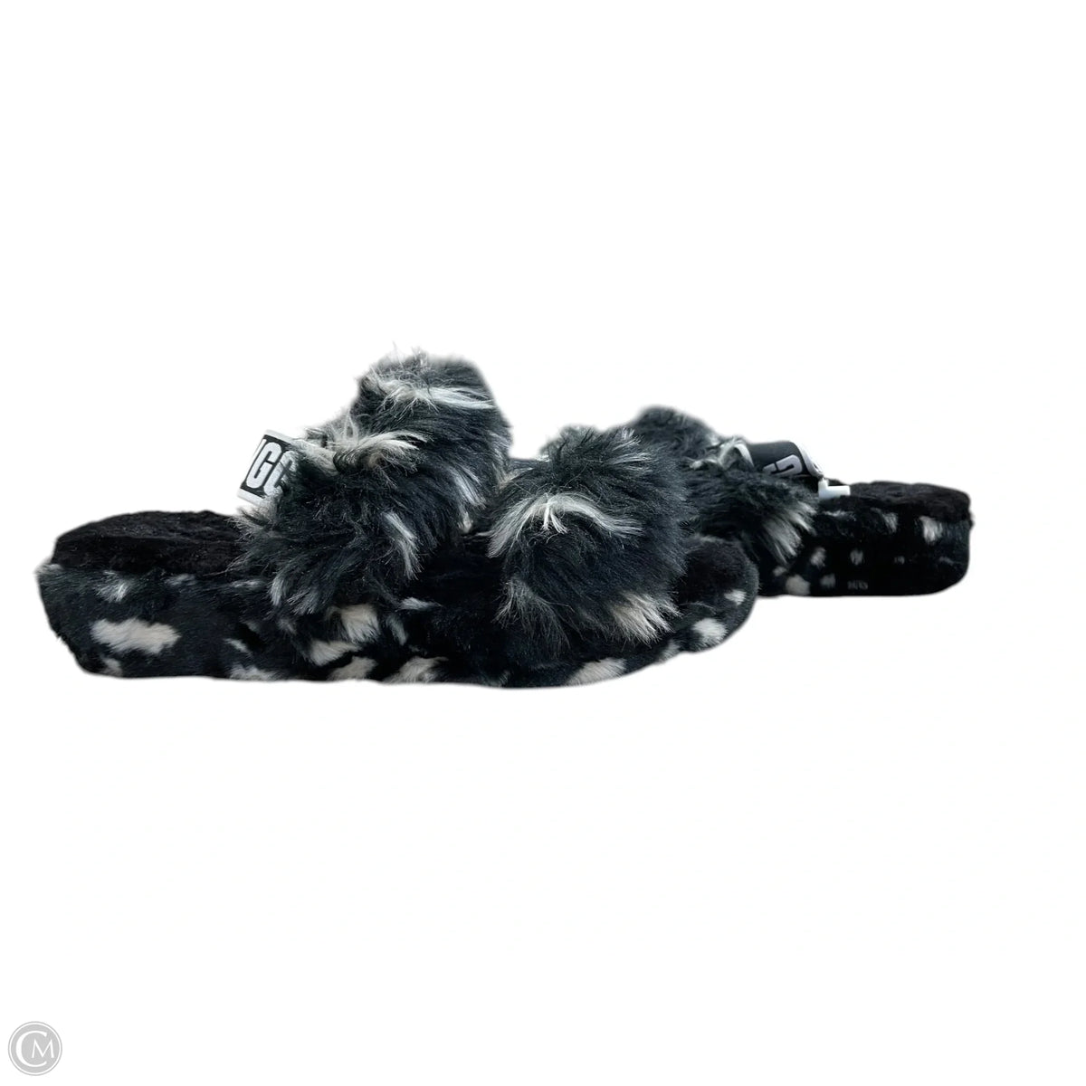 Sandals Designer By Ugg In Black, Size: 9